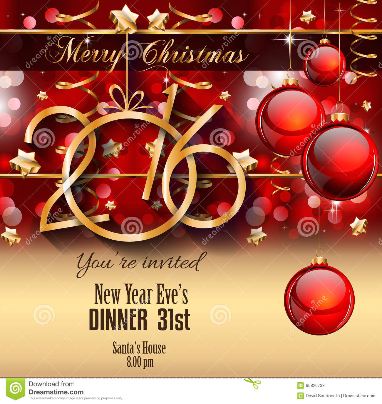 christmas happy new year party flyer complete layout space text your dinner invitation xmas parties s 60826739 jpg