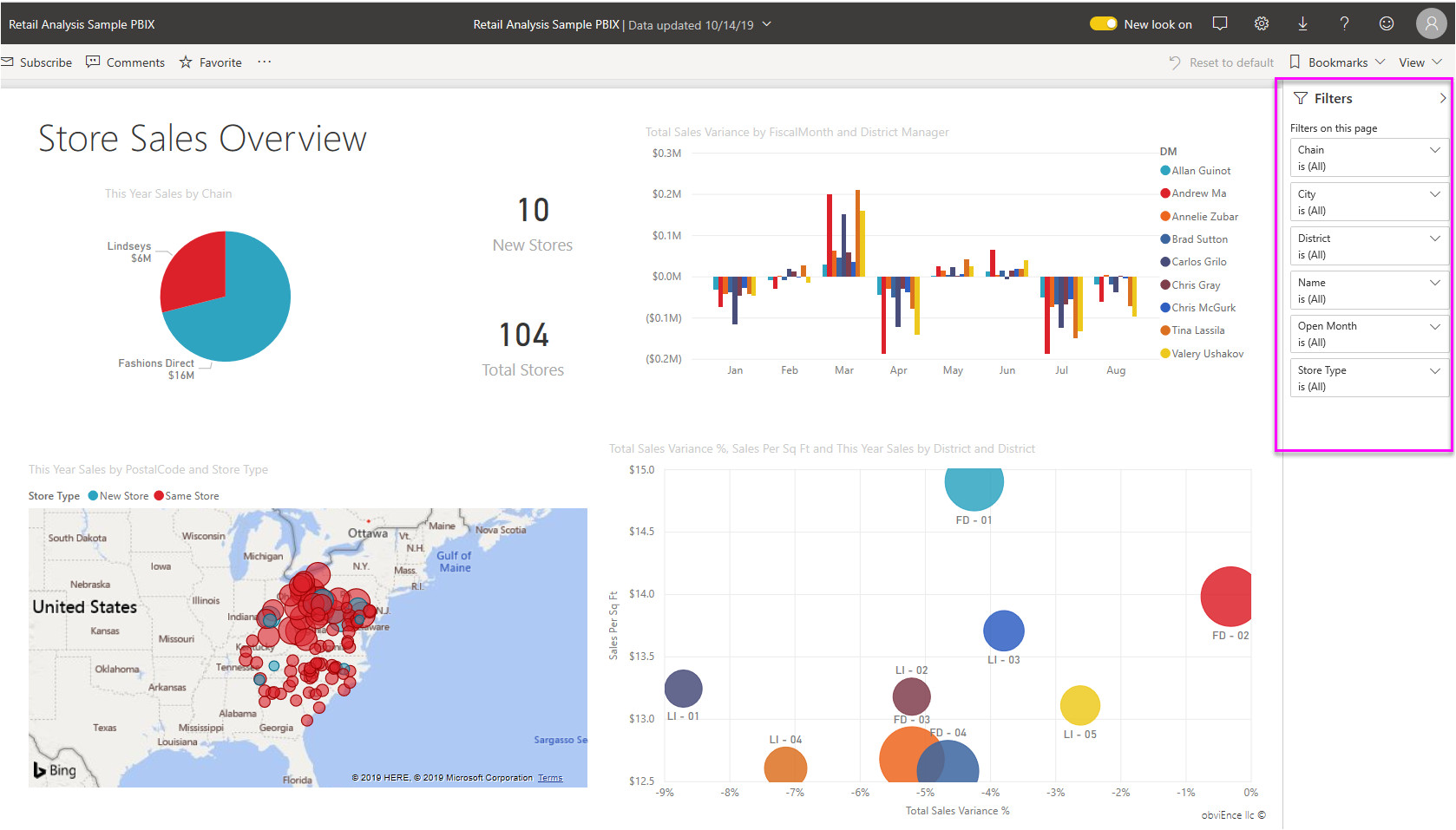 power bi add filter reading view png
