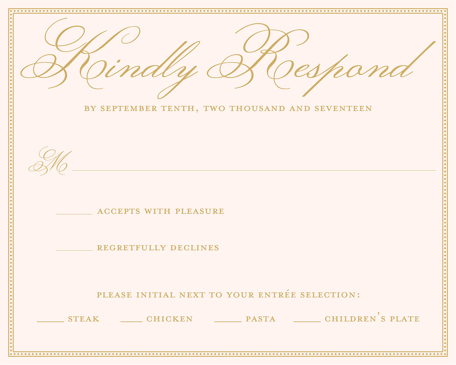 Rsvp Card Wording for Wedding Wedding Rsvp Wording Ideas