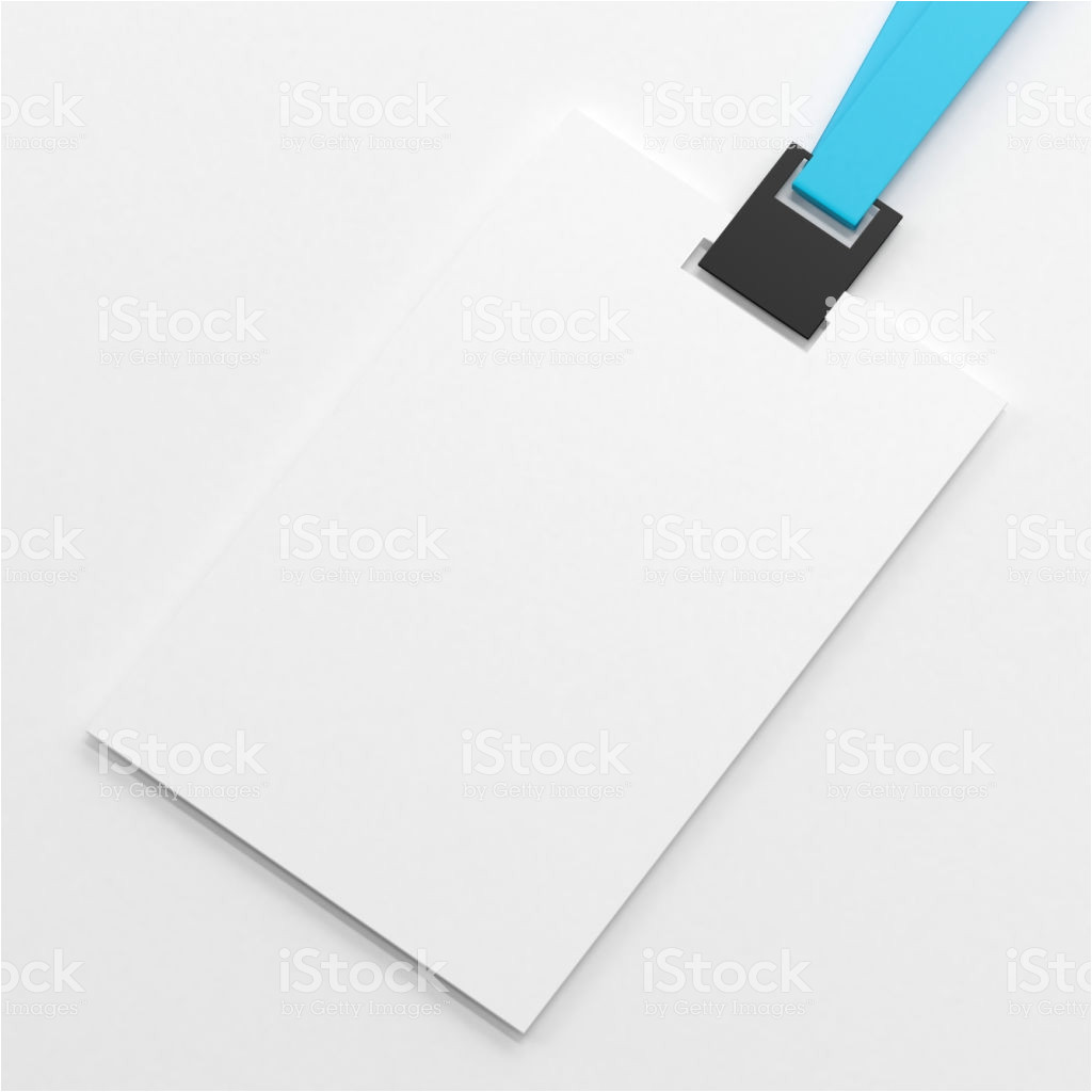 blank white identity card mockup picture id690407736