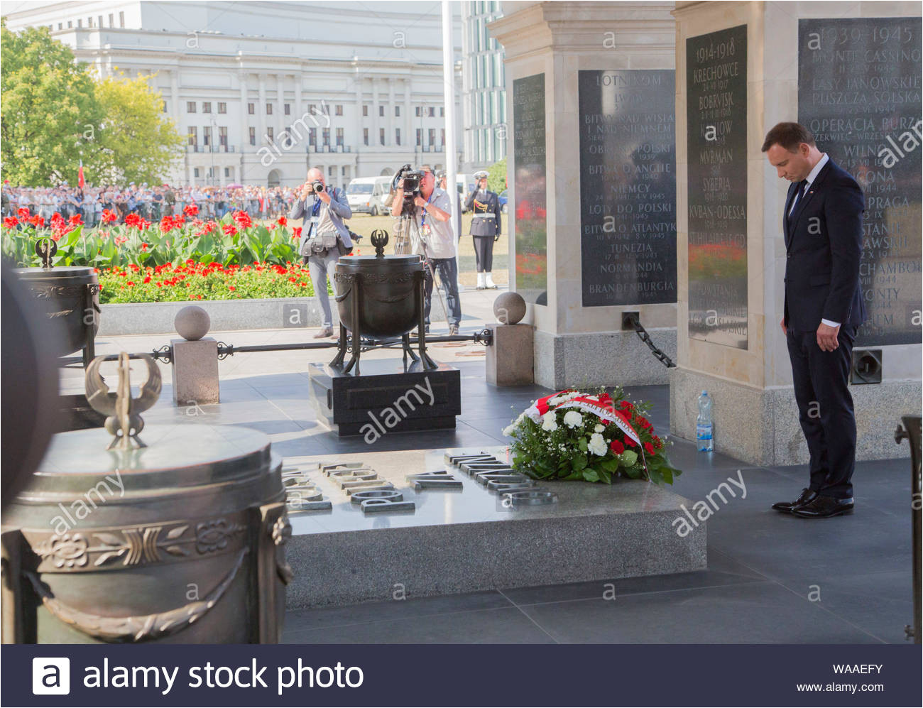 aug 6 2015 warsaw presidential inauguration in poland andrzej duda sworn in as new polish president ceremony at the marshal jozef pilsudski square andrzej duda took over supreme command over polish armed forces waaefy jpg