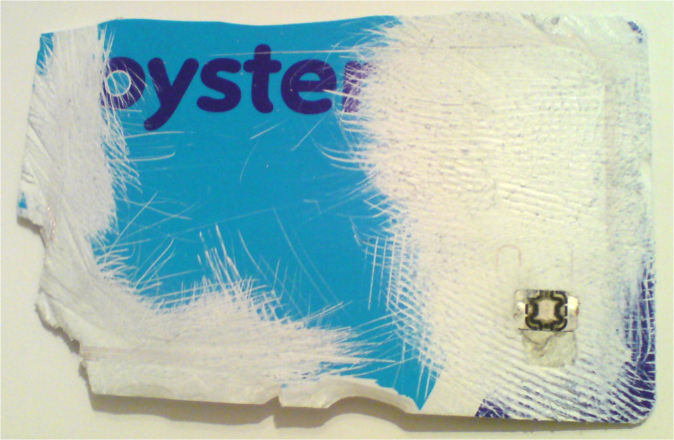 oyster card partially destroyed jpg
