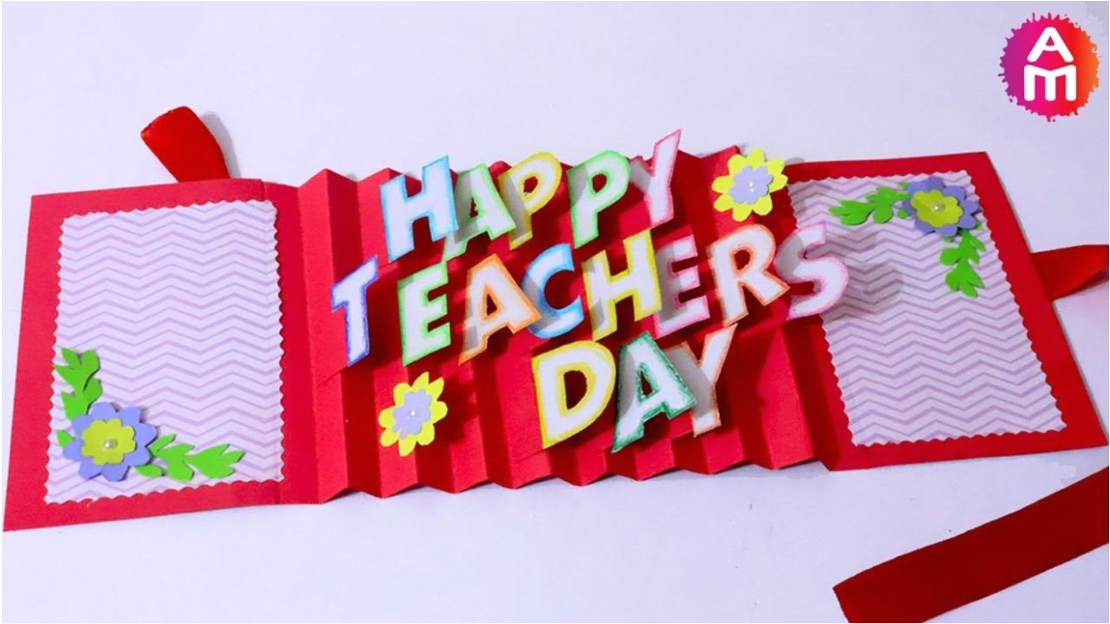 Teachers Day Card Banane Ka Tarika Invitation Card Create Custom Invitation Cards with