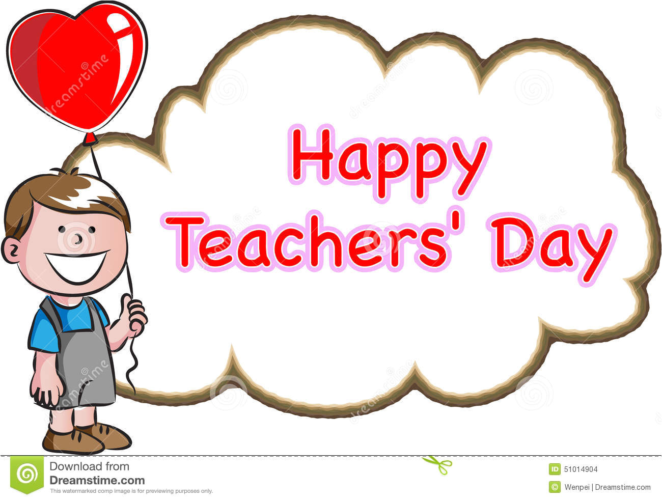 happy teachers day vector drawing kids teacher s card 51014904 jpg