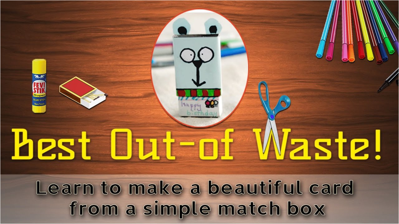Teachers Day Ka Card Banane Ka Tarika How to Make A Greeting Card From Waste Material