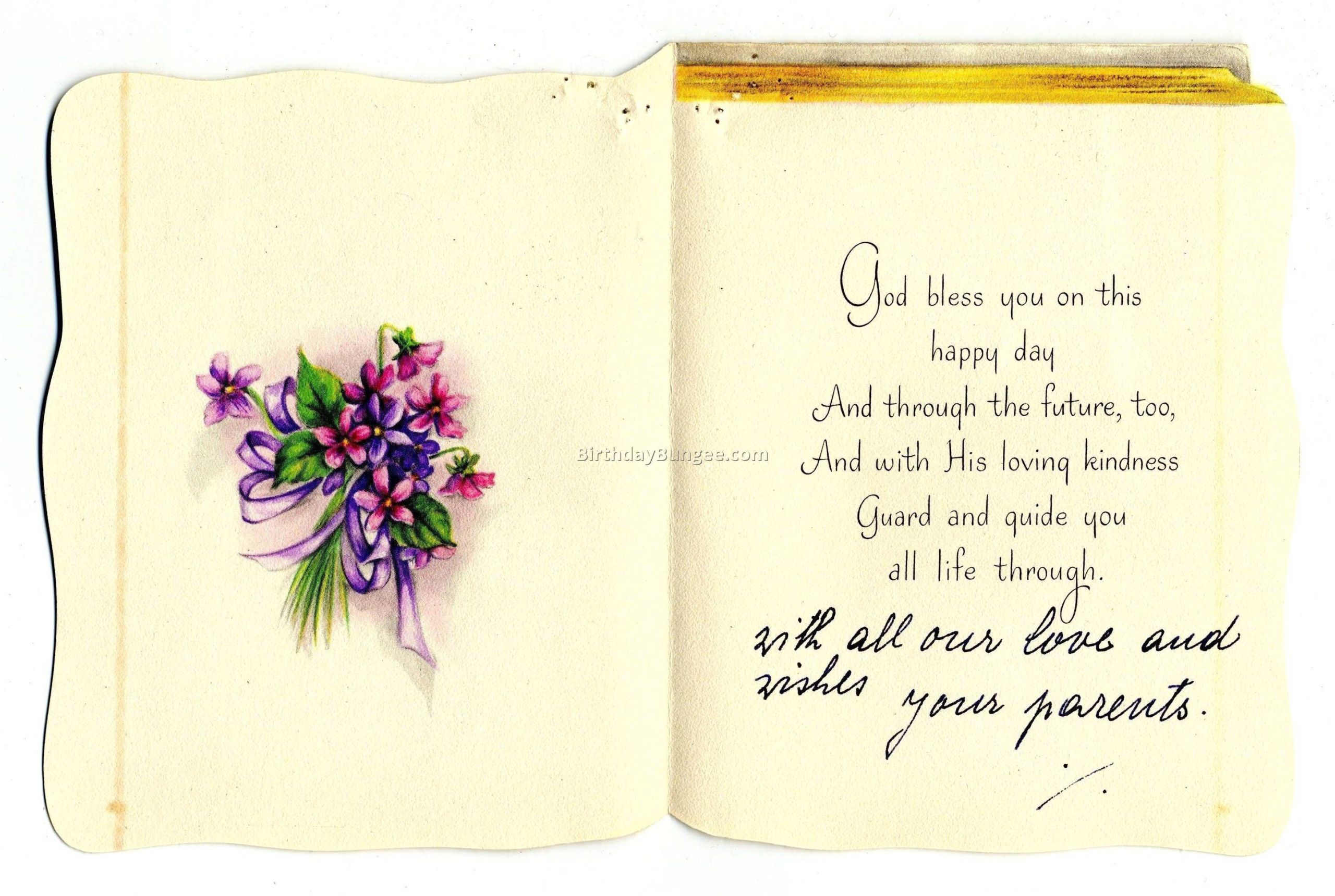 Thank You Quote for Wedding Card Amazon Thank You Card for Parents Gift for Your Wedding