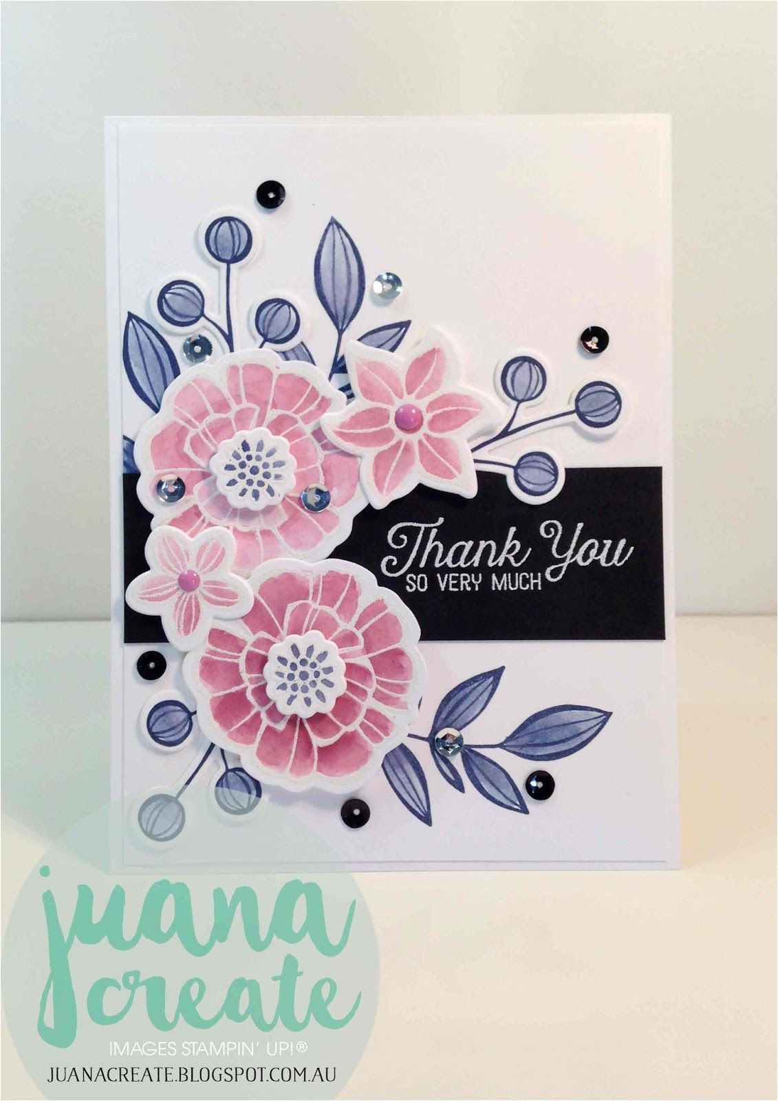 Thank You so Much Card Falling Flowers Thank You so Very Much with Images