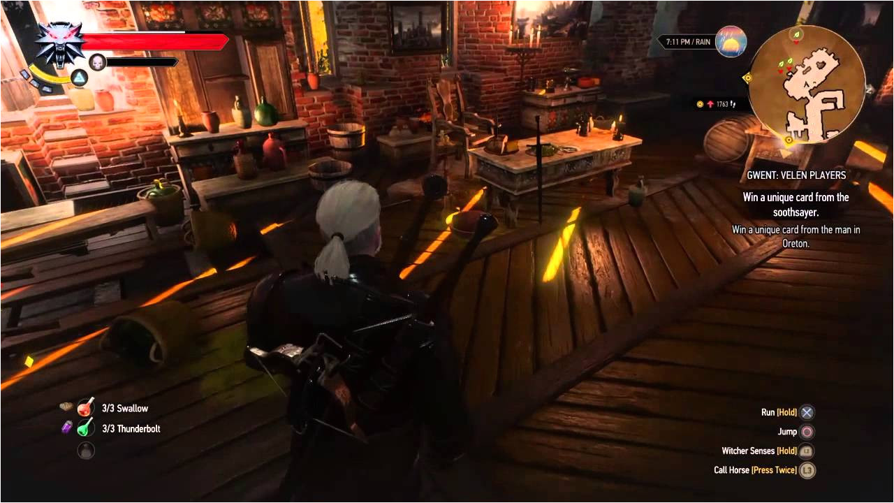 Unique Card From Baron Witcher 3 Witcher 3 where to Find Bloody Barons Gwent Card