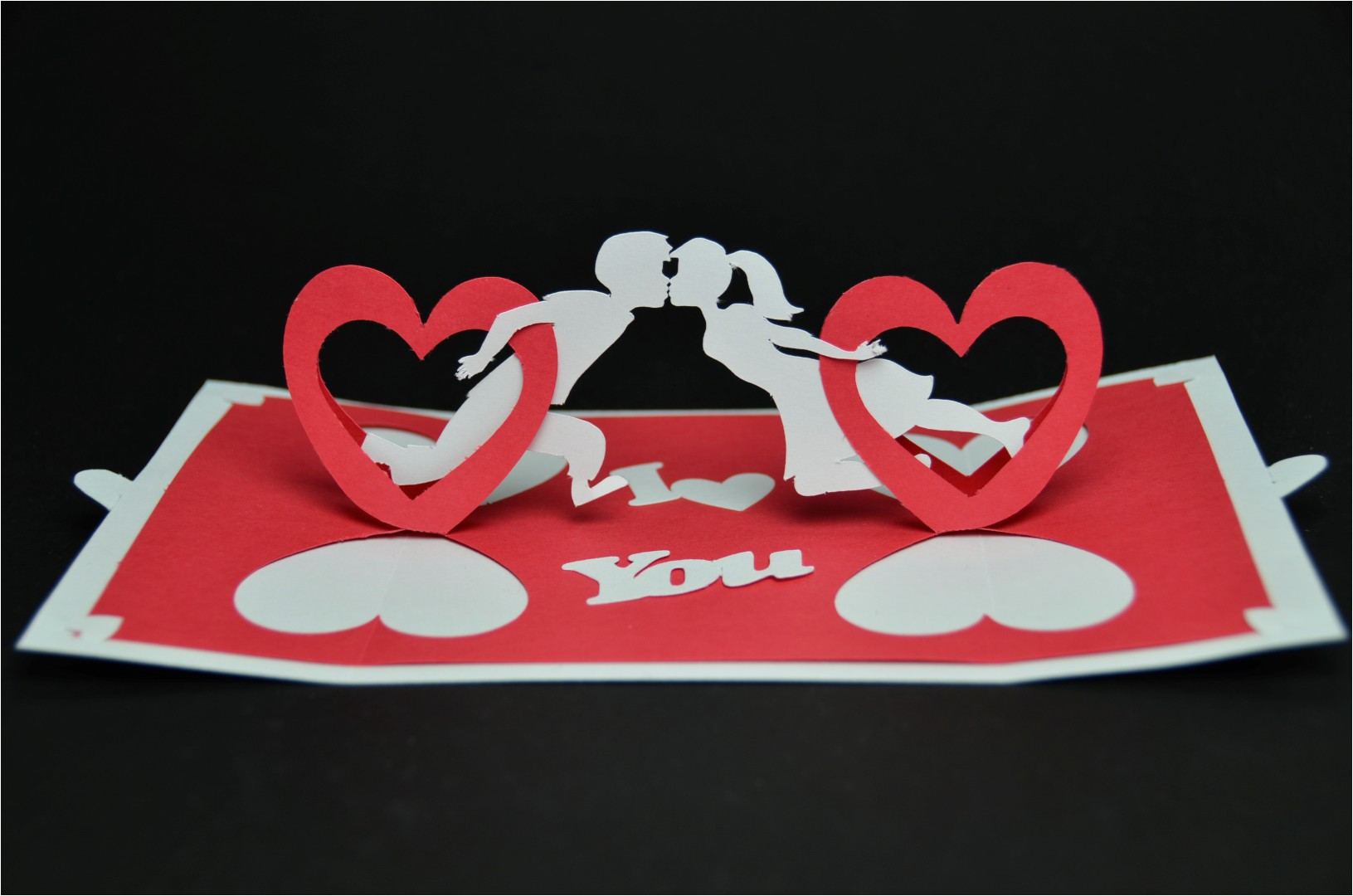 valentines day pop up card twisting heart template jpg