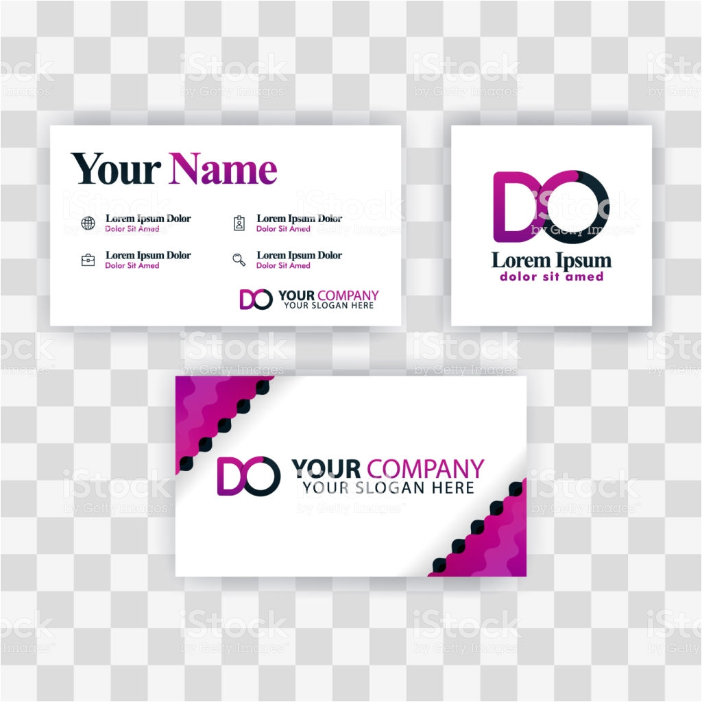 clean business card template concept vector purple modern creative od vector id1166516876