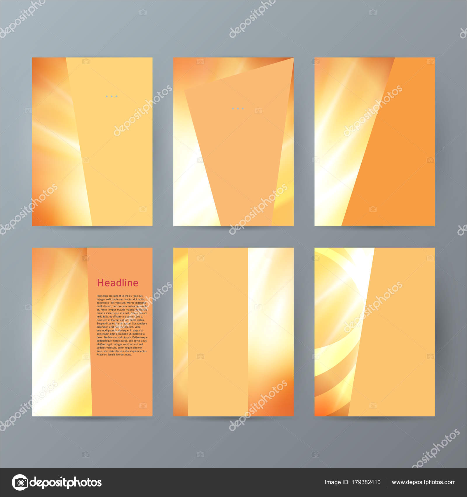 depositphotos 179382410 stock illustration business templates presentation glowing sun jpg