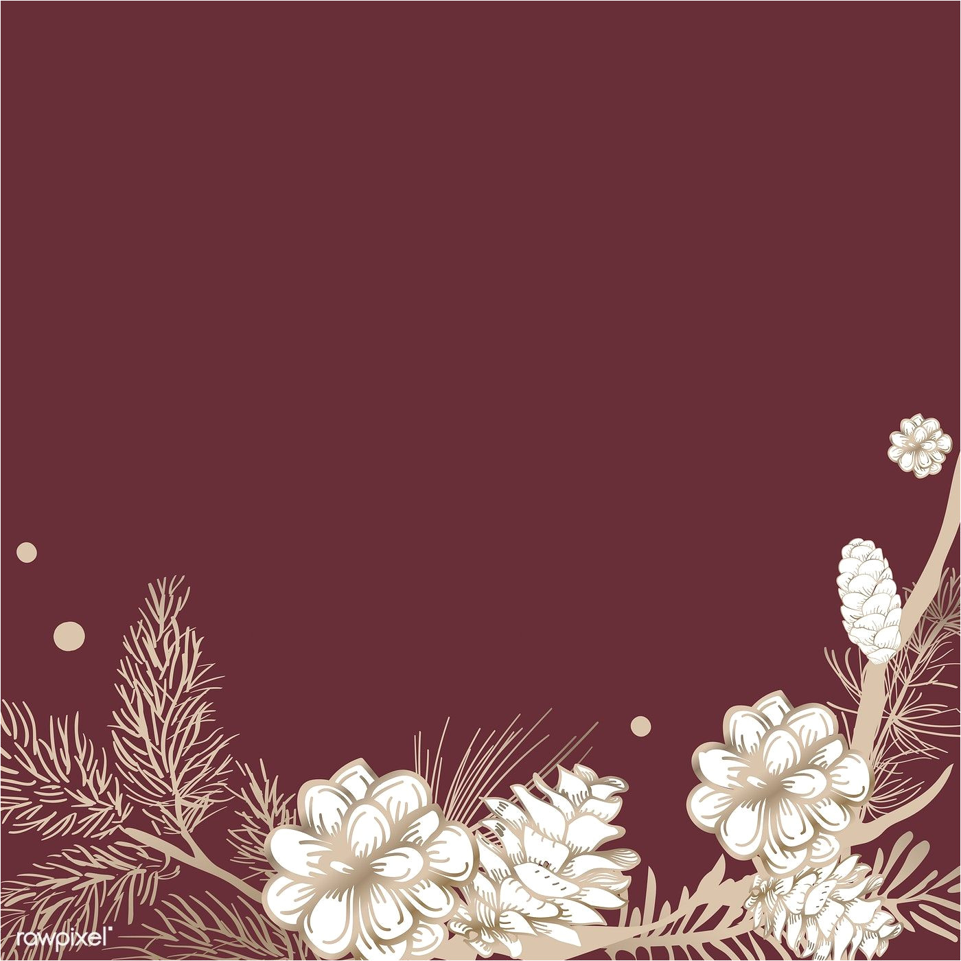 Wedding Invitation Card Red Background Design Floral Framed Wedding Invitation Vector Free Image by