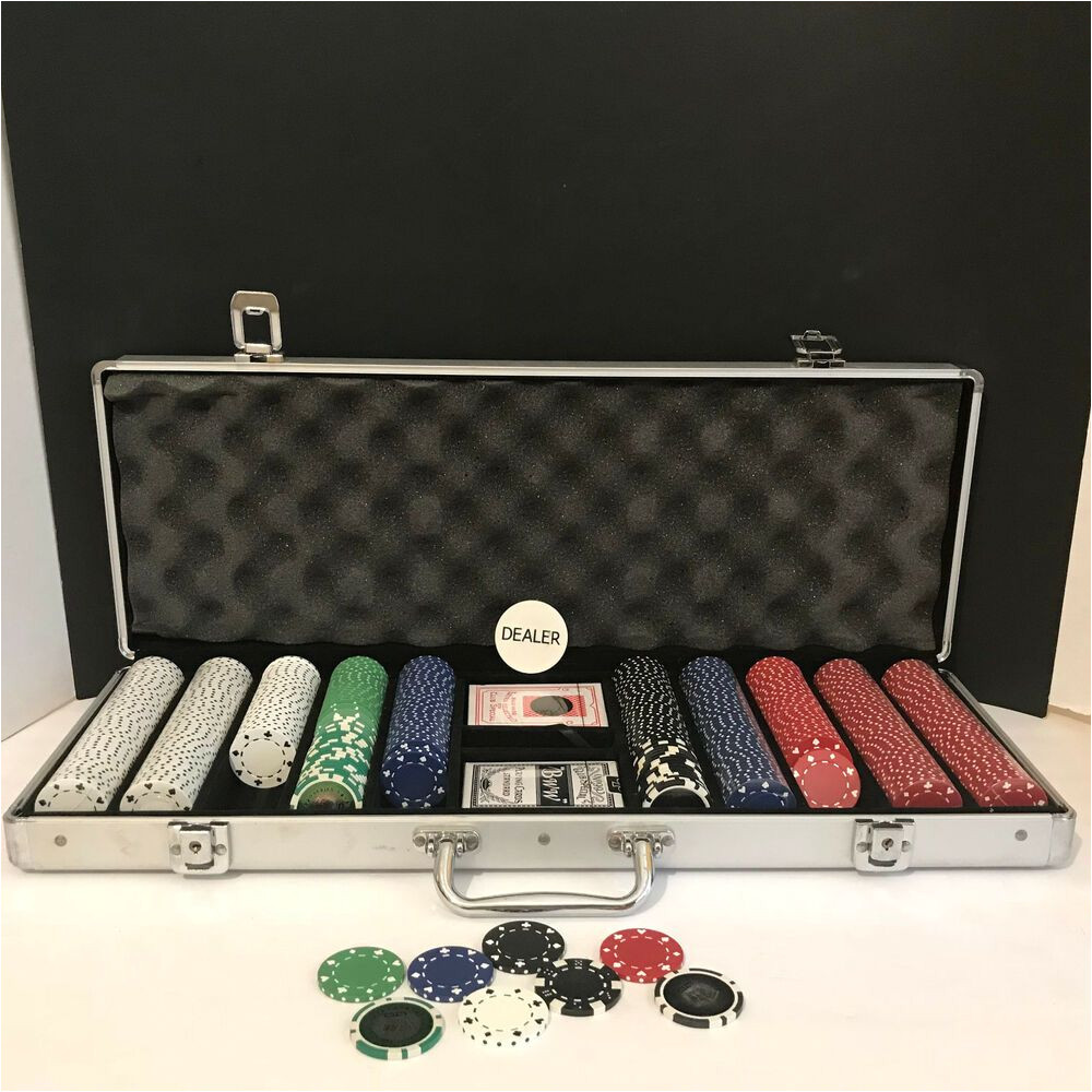 What Do You Call A Professional Card Player Professional Poker Dealer Game Chips Cards Metal Silver tone