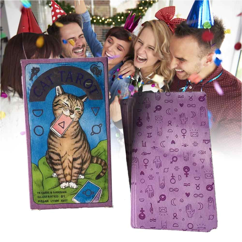 78pcs set cat tarot cards table games card set family birthday party playing card funny board jpg q50 jpg
