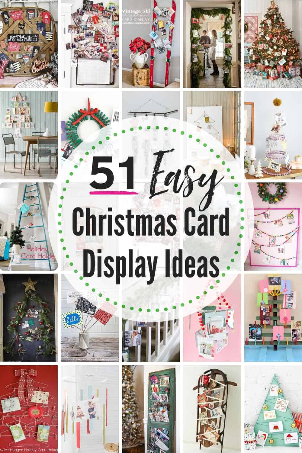 50 easy christmas card display ideas 2 jpg