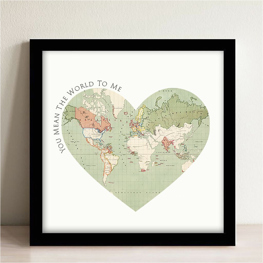 You are My World Valentine Card You Mean the World to Me Valentine S Card In 2020
