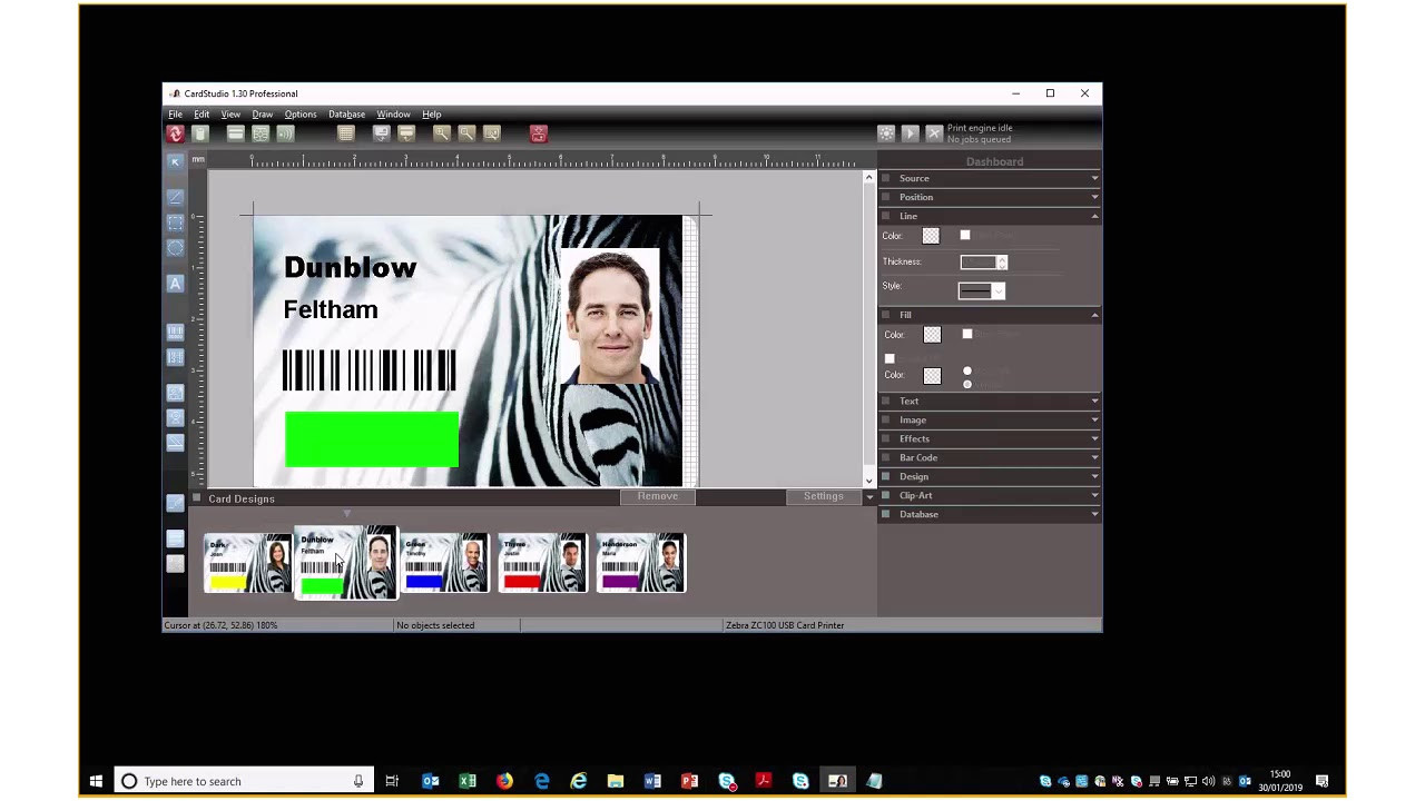 Zebra Card Studio 2.0 Professional Zebra Card Studio software Free Download