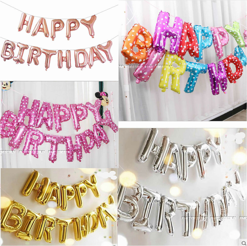happy birthday balloon banner card factory