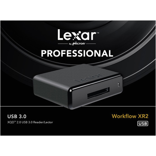 lexar professional workflow xr2 card reader for 2nd generation xqd cards