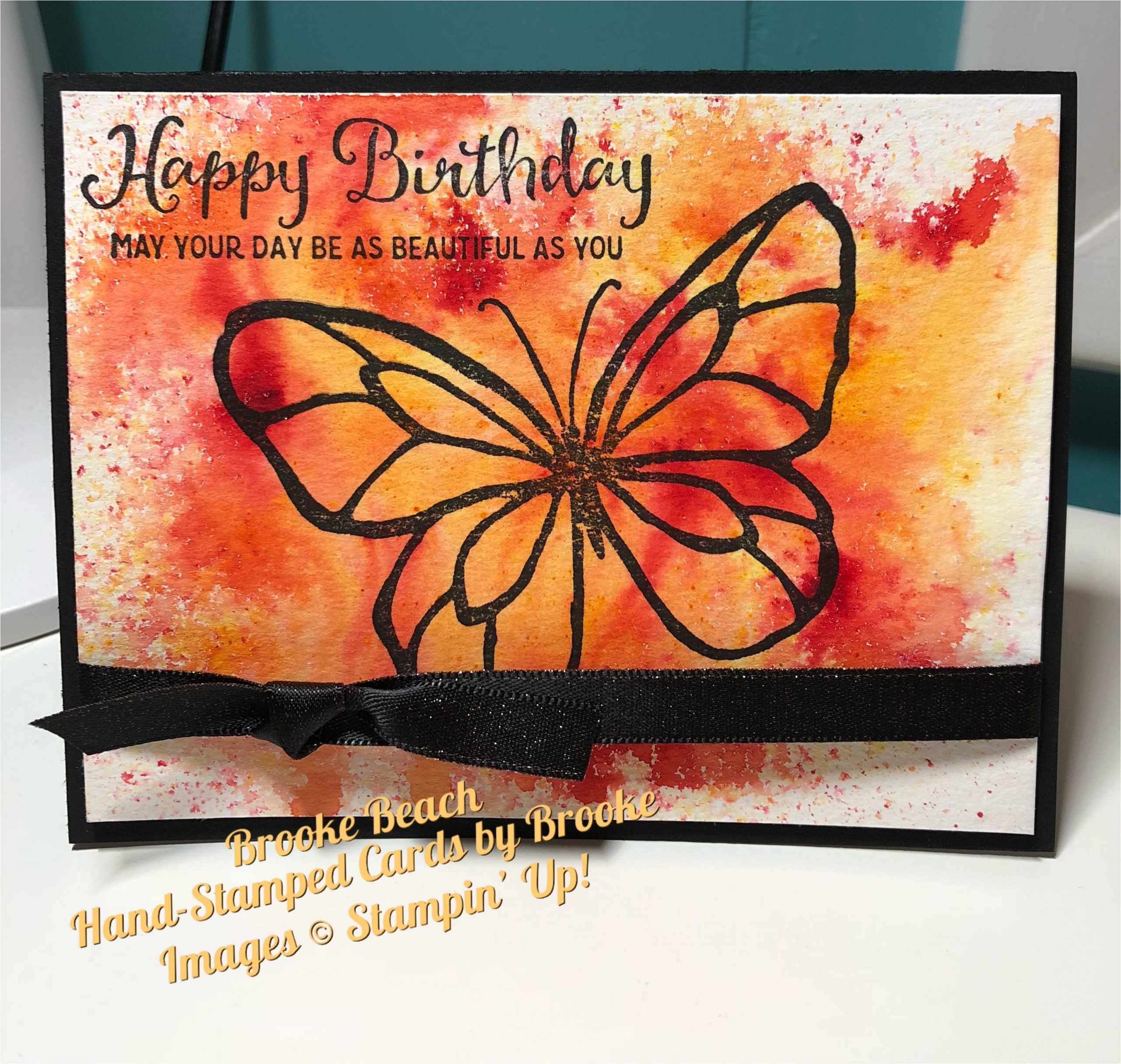 Stampin Up Beautiful Day Card Ideas Stampin’ Up Beautiful Day Stamp Set and Brusho