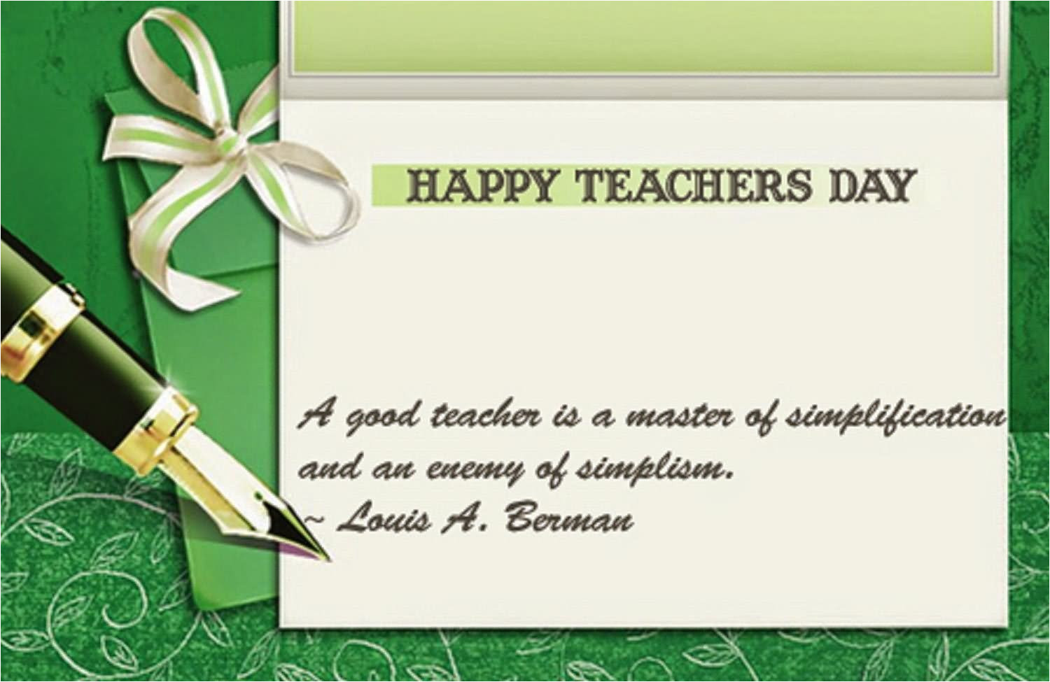 messages to write on teachers day card