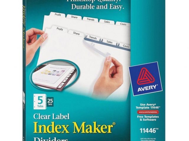 avery 5 tab template 11446 product details williamson ga us avery 5366 template download