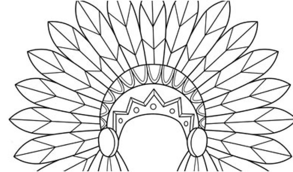 Indian Headdress Template Indian Headdress Template Large | williamson ...