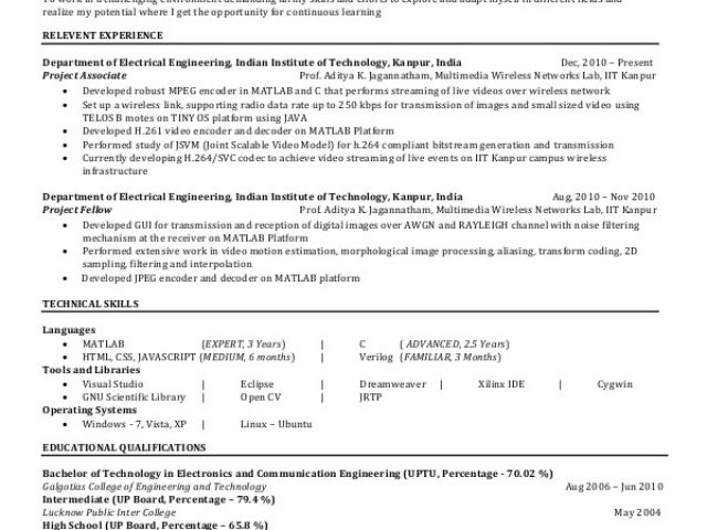 Doc engineer job mechanical nasa resume