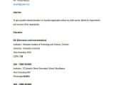 Simple Resume format for 12th Pass Student | williamson-ga.us