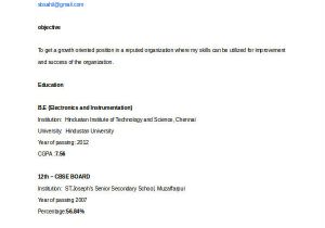 Simple Resume format for 12th Pass Student Image Result for Resume for 12th Pass Fresher ...