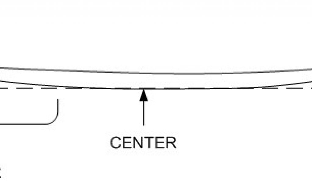 Skimboard Template Thomas Patrick Surfboards Rocker and Outline