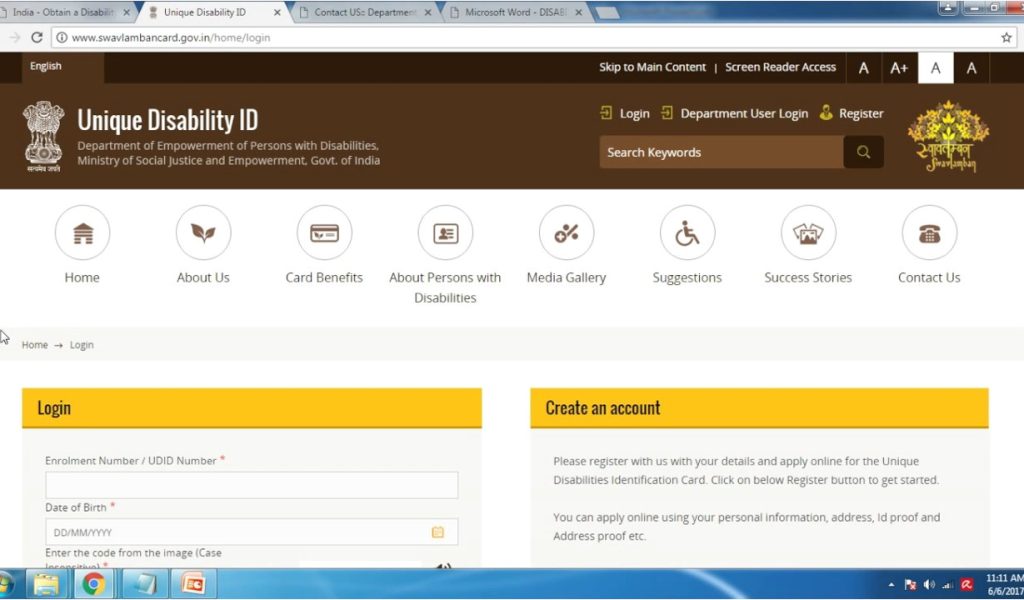 unique disability id card uses india apply for disability