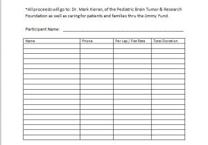 walkathon registration form template walk for wishes pledge walk a thon pledge sheet template